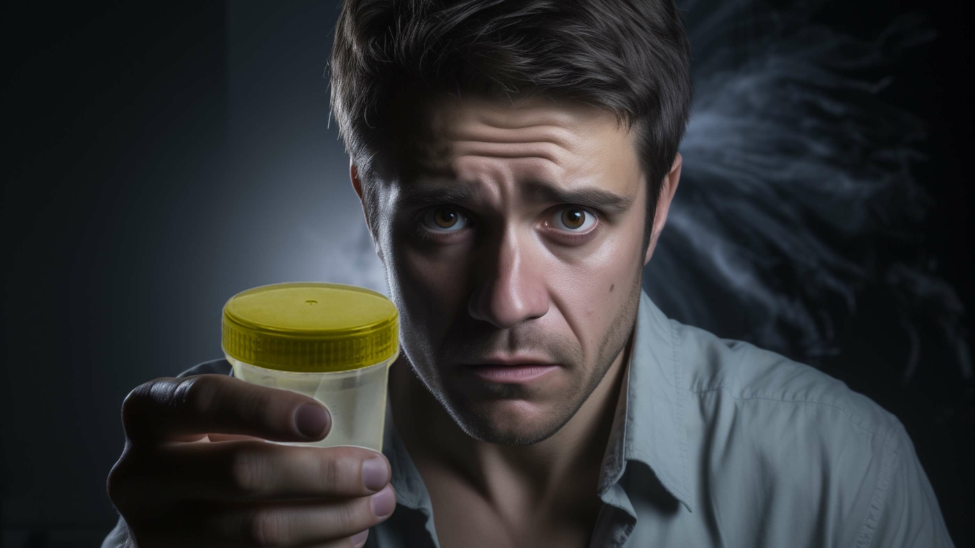 How Long Will Delta 9 Thc Show Up On A Drug Test? 4 Indacloud. Image Of Nervous Man Holding Pee Cup Drug Test Ac2De126 32C3 4328 B882 F8Af5Ce06Ea9