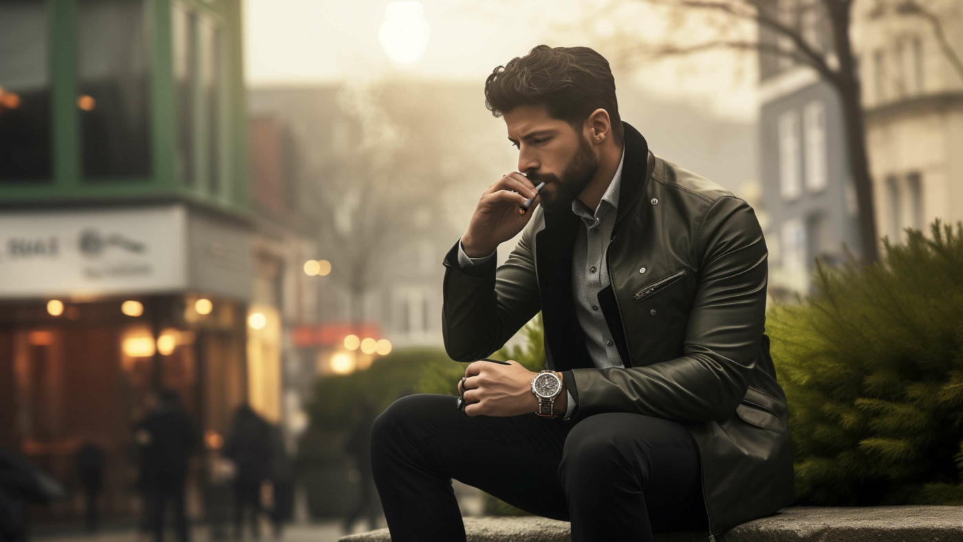 How Long Does Delta 8 Carts Stay In Your System? 1 Indacloud. A Man Smoking Outside Looking At Wristwatch Streetsi 407B6456 9875 47E3 B949 856291679782