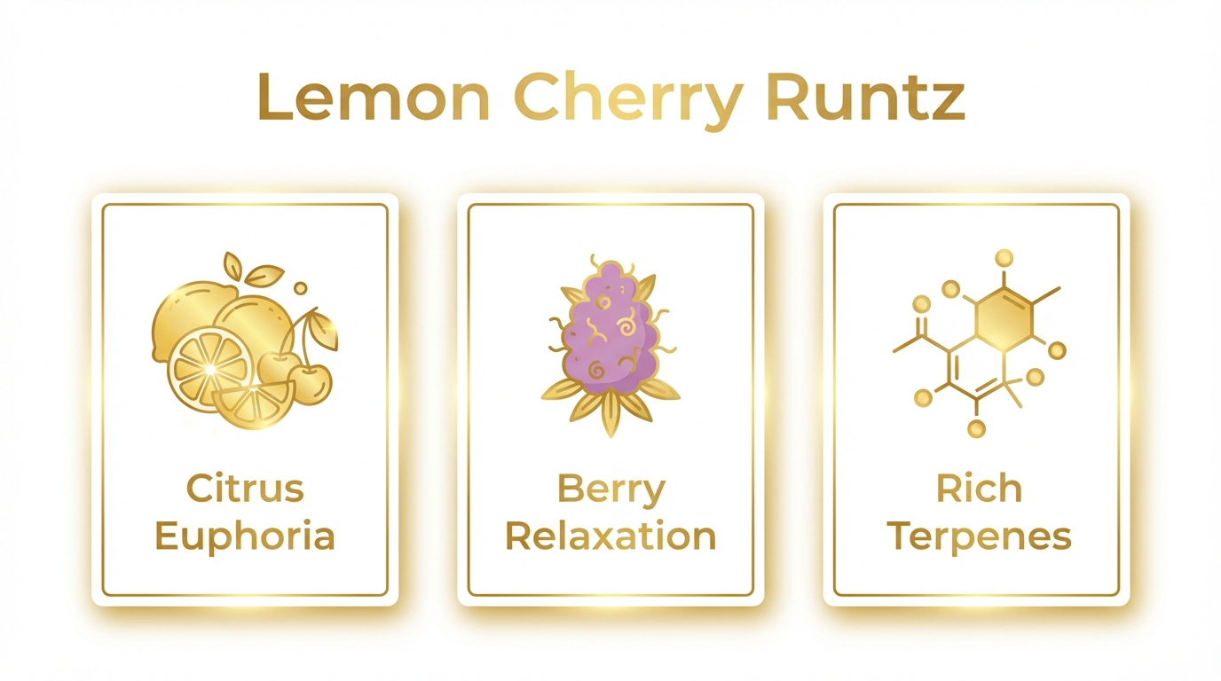 Lemon Cherry Runtz Strain: A Comprehensive Guide To Effects, Flavor, And Information 11 Lemon Cherry Runtz Strain Feature Image